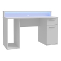 Bureau IVAR met LED-achtergrondverlichting, wit