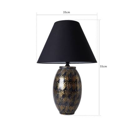 Bureau lamp RAMZES 1xE27/40W/230V zwart