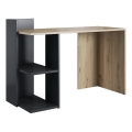 Bureau MARLO eiken artisan/antraciet