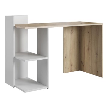 Bureau MARLO eiken artisan/wit