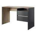 Bureau MARLO met lades, artisan eiken/antraciet
