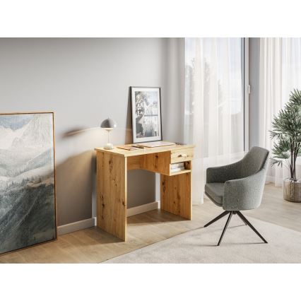Bureau RICO 90x50 cm artisan eiken