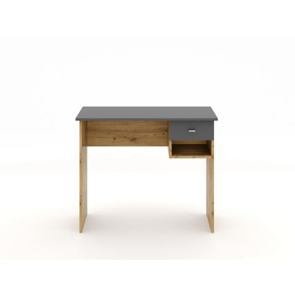 Bureau RICO artisan eiken/grijs