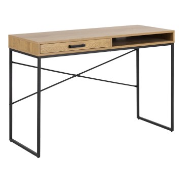 Bureau SARON eik/zwart
