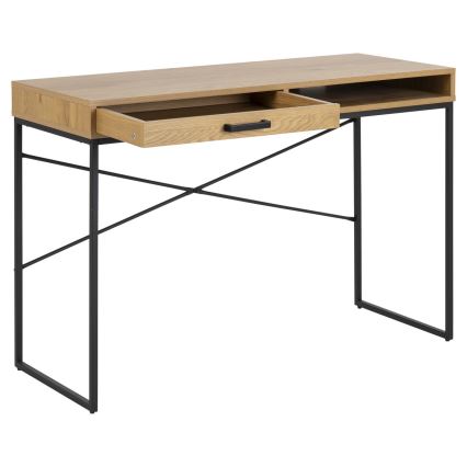 Bureau SARON eik/zwart