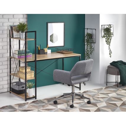 Bureau SERENOR zwart/sonoma eik