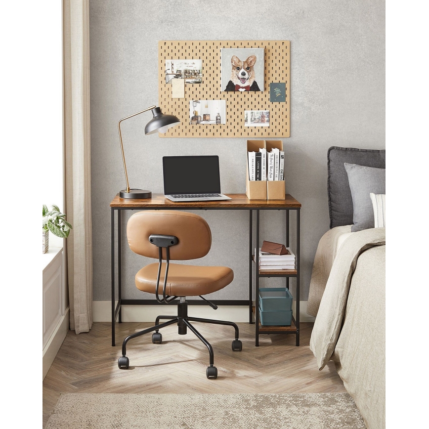 Bureau SOLEA bruin/zwart
