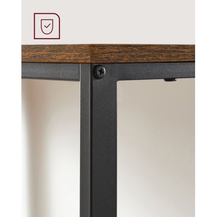 Bureau SOLEA bruin/zwart