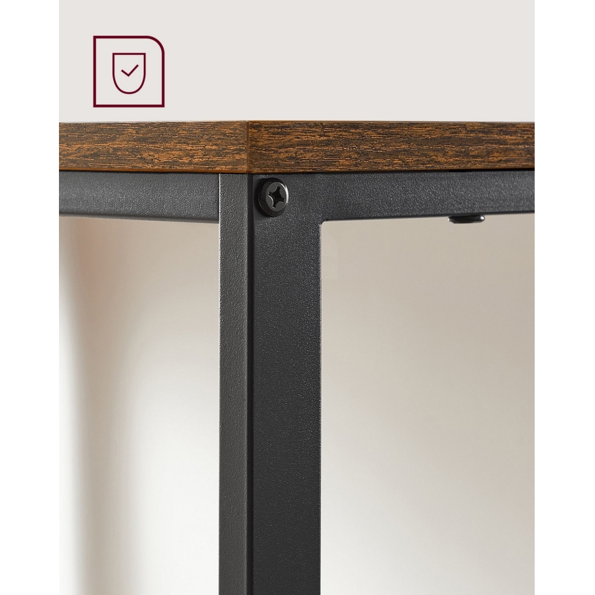 Bureau SOLEA bruin/zwart