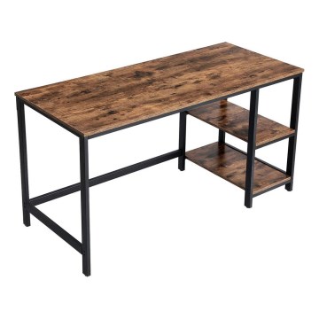 Bureau SOLEA bruin/zwart