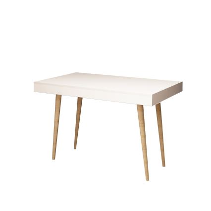 Bureau VERONIKA 74x100 cm wit/beige