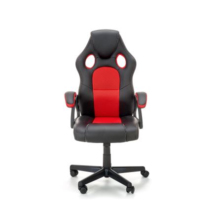 Bureaustoel KENU zwart/rood