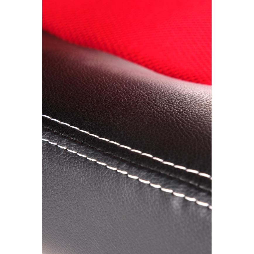 Bureaustoel KENU zwart/rood