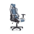 Bureaustoel KODA lichtgrijs/blauw