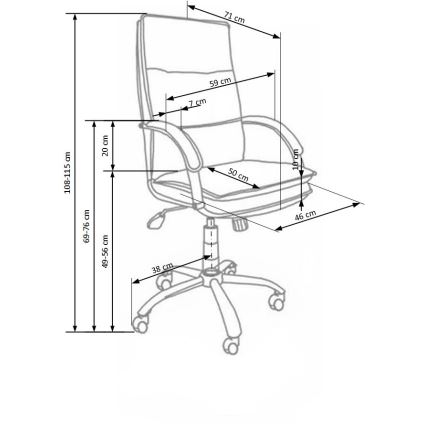 Bureaustoel LOMI zwart