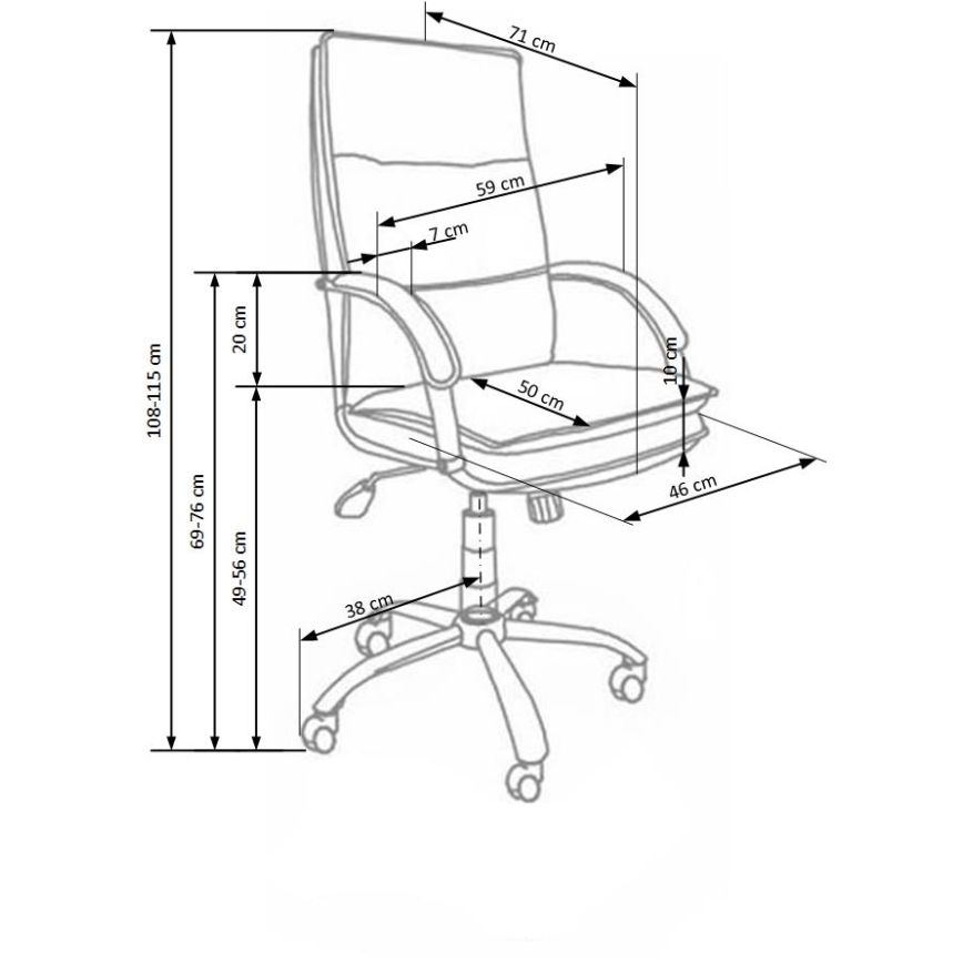 Bureaustoel LOMI zwart