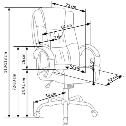 Bureaustoel SELO zwart