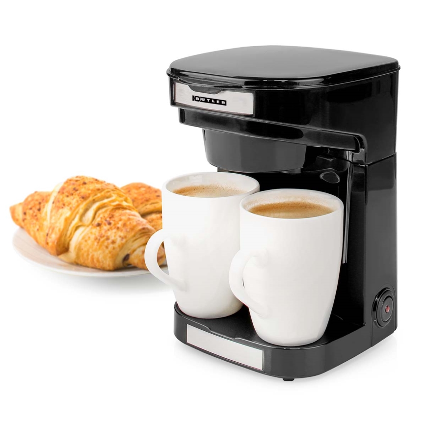 Butler - Koffiezetapparaat voor 2 kopjes 450W/230V zwart