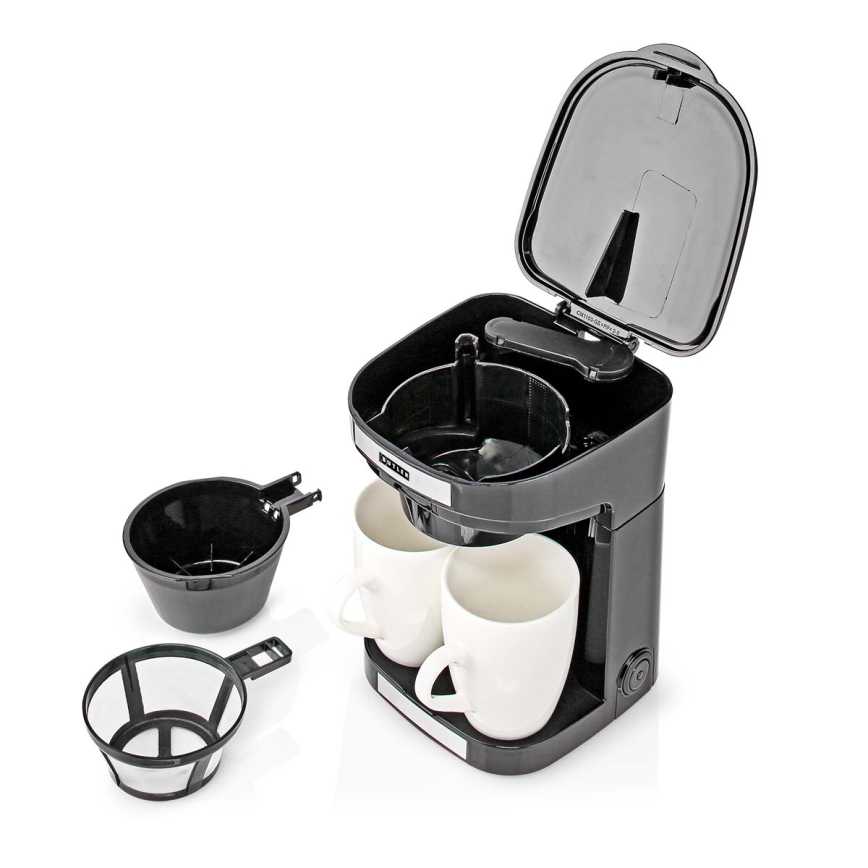 Butler - Koffiezetapparaat voor 2 kopjes 450W/230V zwart