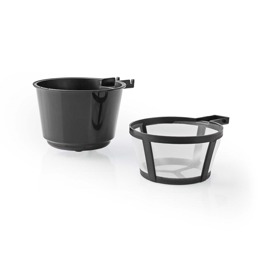 Butler - koffiezetapparaat voor één kopje 0,4 l met reisbeker 750W/230V roestvrij staal/zwart