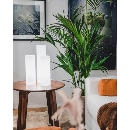 ByRydens - Tafellamp FLAKE 1xE27/8W/230V wit