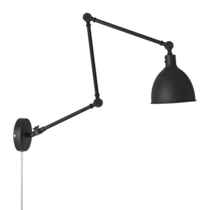 ByRydens - Dimbare wandlamp BAZAAR 1xE27/5W/230V zwart