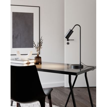 ByRydens - Tafellamp CURVE 1xGU10/7W/230V zwart