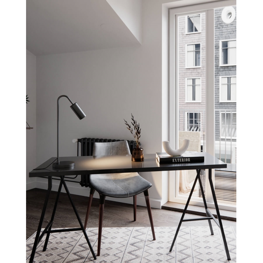 ByRydens - Tafellamp CURVE 1xGU10/7W/230V zwart