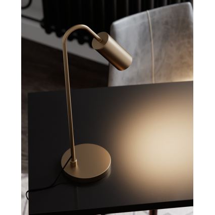 ByRydens - Tafellamp CURVE 1xGU10/7W/230V goudkleurig