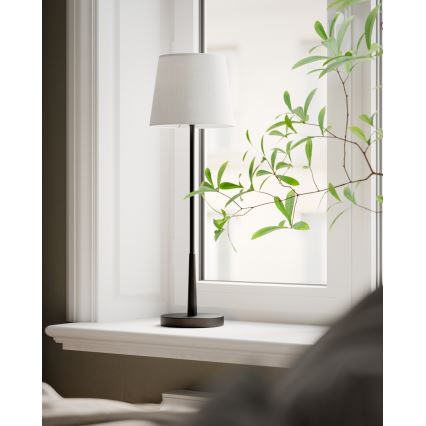 ByRydens - Tafellamp LUMI 1xE27/8W/230V wit/zwart 68,5 cm