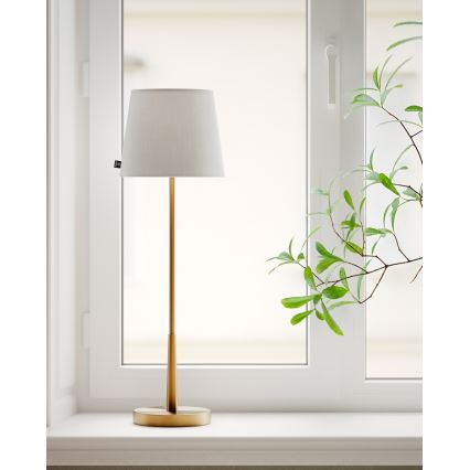 ByRydens - Tafellamp LUMI 1xE27/8W/230V wit/goud 68,5 cm