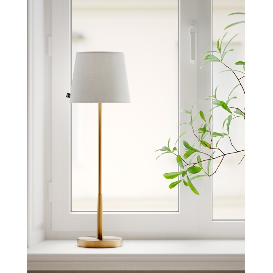 ByRydens - Tafellamp LUMI 1xE27/8W/230V wit/goud 68,5 cm