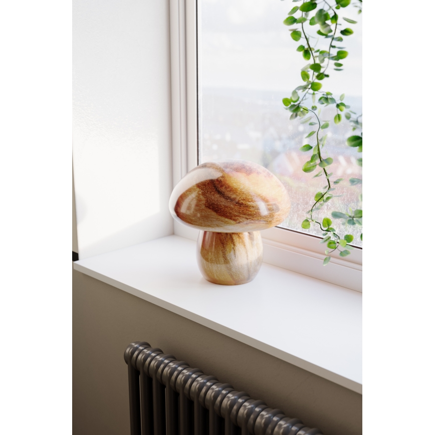 ByRydens - Tafellamp MIRA MUSHROOM 1xE27/8W/230V bruin