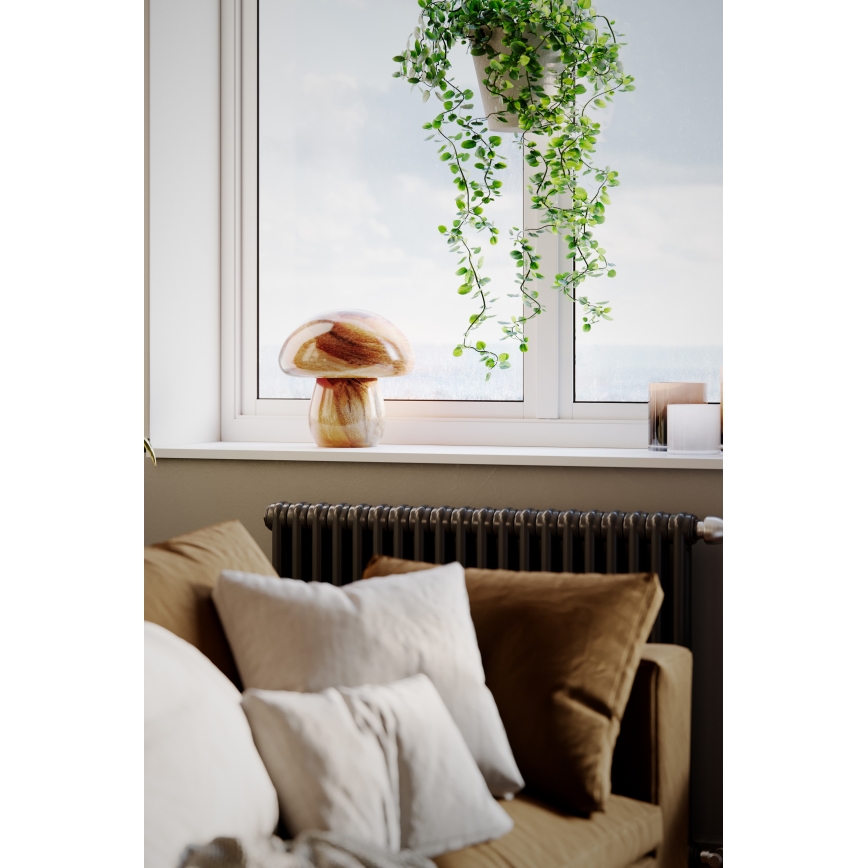 ByRydens - Tafellamp MIRA MUSHROOM 1xE27/8W/230V bruin