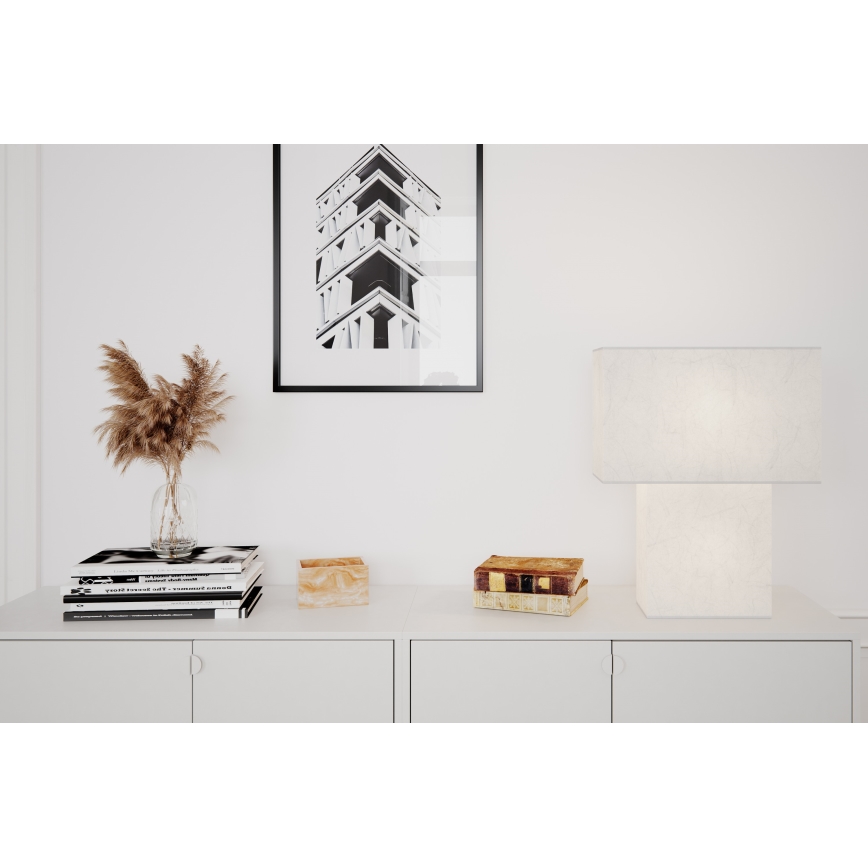 ByRydens - Tafellamp iSQUARE 1xE27/8W/230V wit