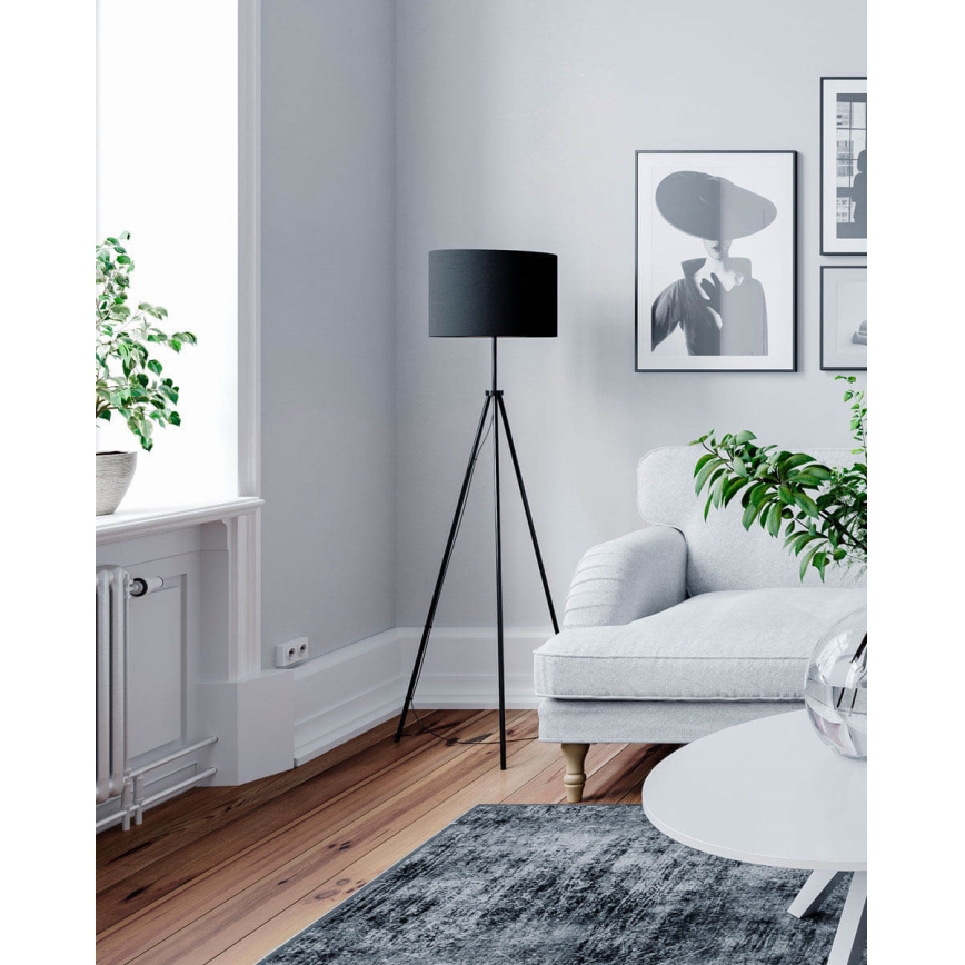 ByRydens - Vloerlamp RINA 1xE27/5W/230V zwart