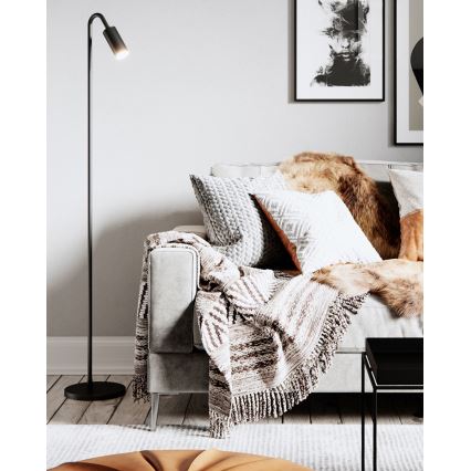 ByRydens - Vloerlamp CURVE 1xGU10/7W/230V zwart