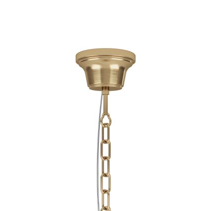 ByRydens - Hanglamp aan een ketting HERMINE 1xE27/5W/230V messing diameter 34 cm