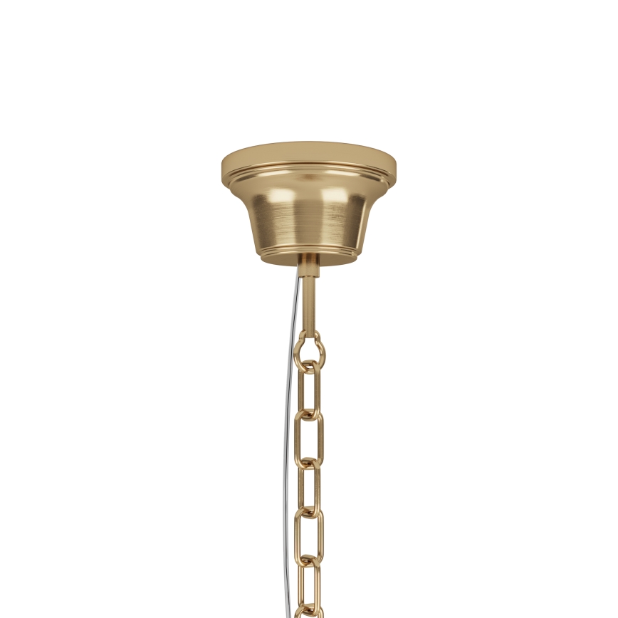 ByRydens - Hanglamp aan een ketting HERMINE 1xE27/5W/230V messing diameter 34 cm