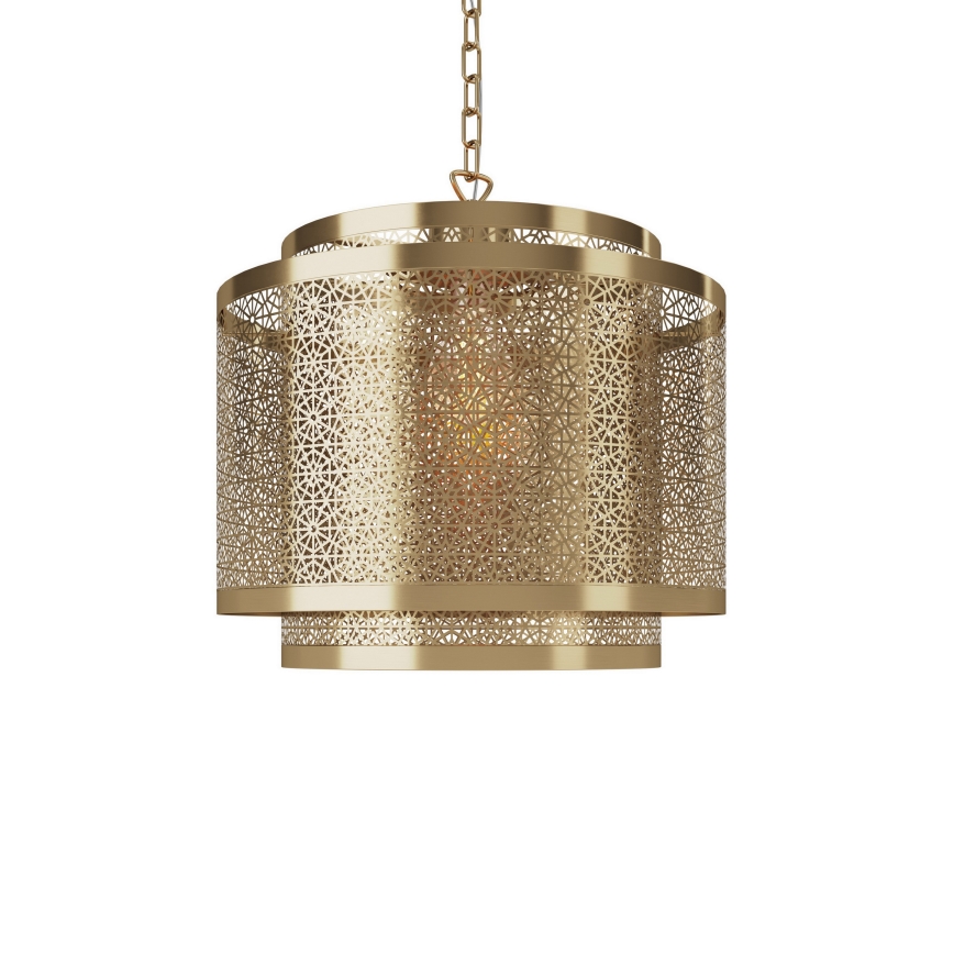 ByRydens - Hanglamp aan een ketting HERMINE 1xE27/5W/230V messing diameter 34 cm