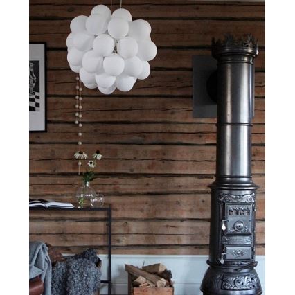 ByRydens - Hanglamp aan een koord GROSS 8xG9/4W/230V wit diameter 50 cm