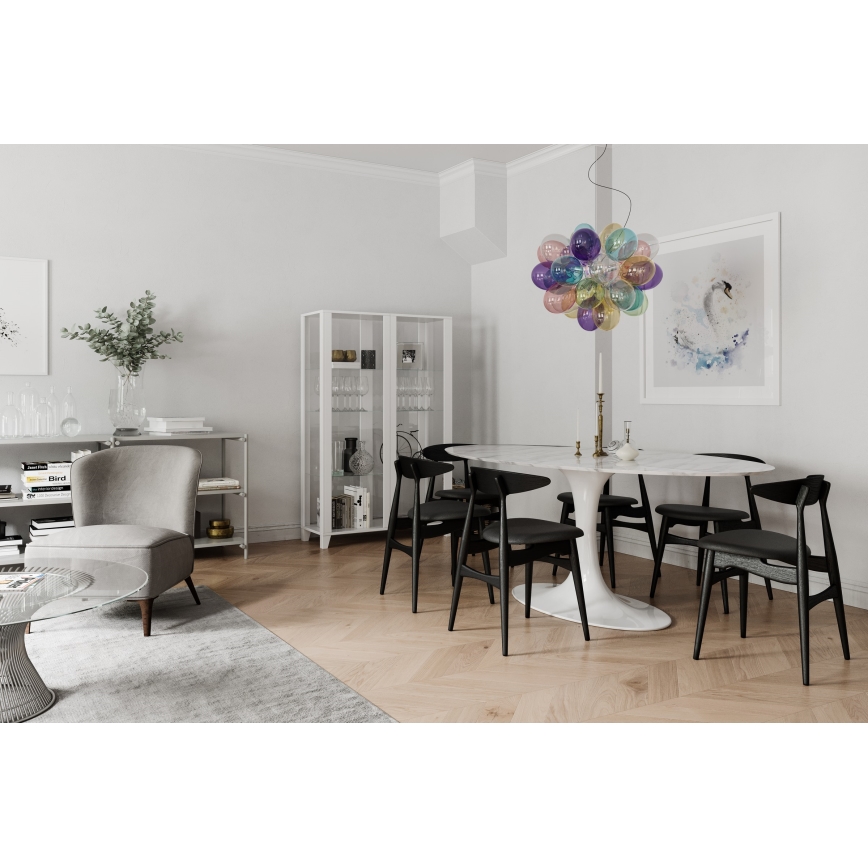 ByRydens - Hanglamp aan een koord GROSS 8xG9/4W/230V kleurrijk diameter 50 cm