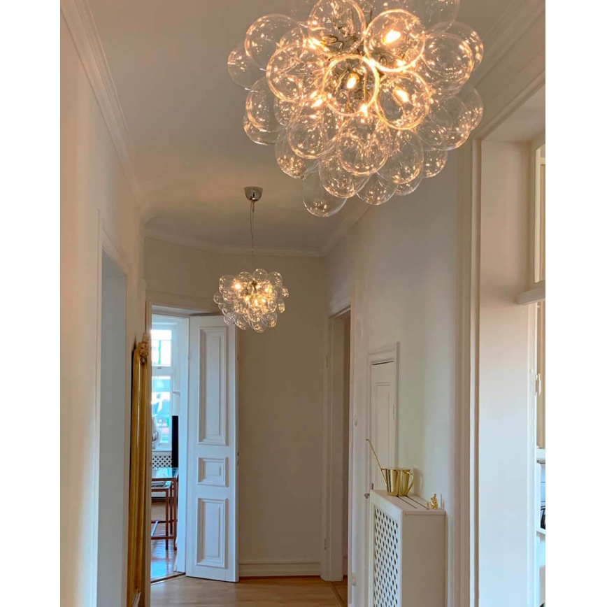 ByRydens - Hanglamp aan een koord GROSS 8xG9/4W/230V doorzichtig diameter 50 cm