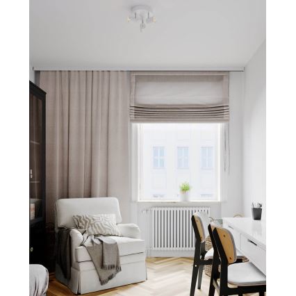 ByRydens - Spot CORRECT 3xGU10/7W/230V wit diameter 20 cm