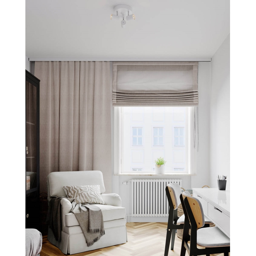 ByRydens - Spot CORRECT 3xGU10/7W/230V wit diameter 20 cm