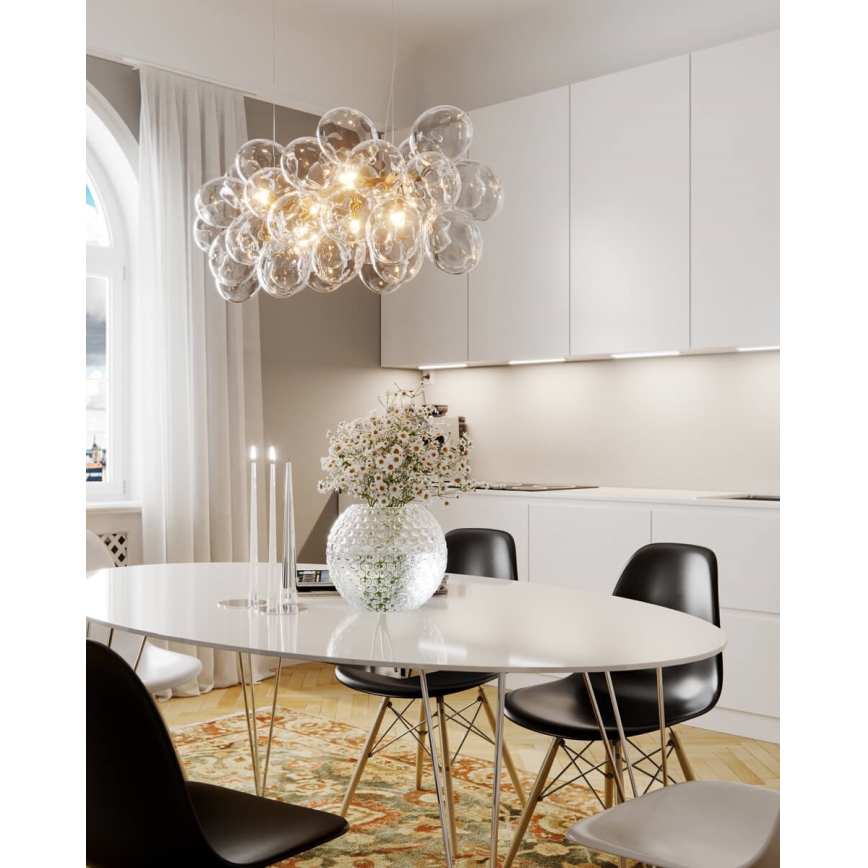 ByRydens - Hanglamp aan kabel GROSS BAR 8xG9/8W/230V helder