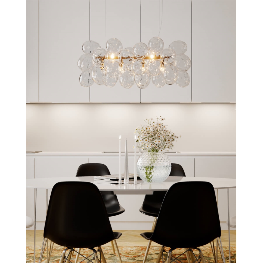 ByRydens - Hanglamp aan kabel GROSS BAR 8xG9/8W/230V helder