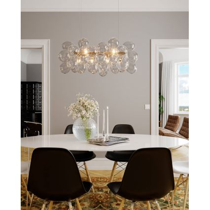 ByRydens - Hanglamp aan kabel GROSS BAR 8xG9/4W/230V helder