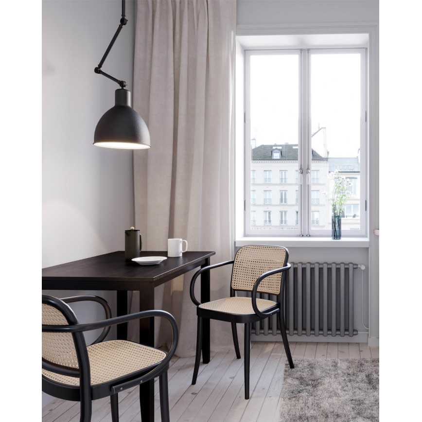 ByRydens - Hanglamp met stang BAZAR 1xE27/5W/230V zwart