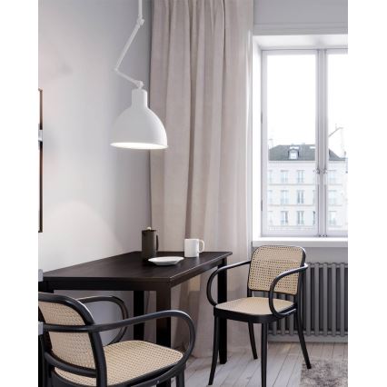 ByRydens - Hanglamp met stang BAZAR 1xE27/5W/230V wit